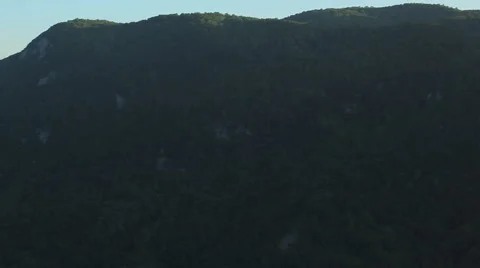 Devil's head mountain (wide) Stock Footage 951218