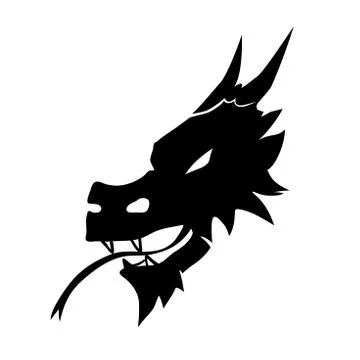 Devil's head symbol Stock-Illustration