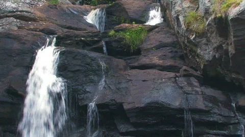 Devils hopyard falls 10 hdp Video stock 607813