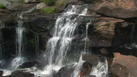 Devils hopyard falls 19 - HD 30F Video stock 608023