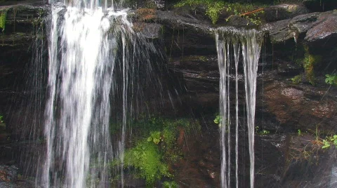 Devils hopyard falls 25 hdf Stock-Footage 653914