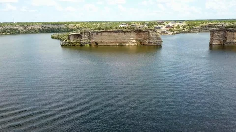 Devil's Island at Possum Kingdom Lake Stock Footage 114926941