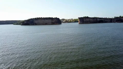 Devil's Island at Possum Kingdom Lake Stock Footage 114927185