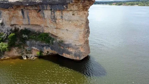 Devil's Island at Possum Kingdom Lake Stock Footage 114927233