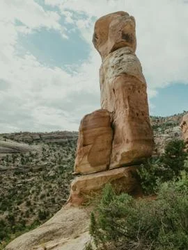 Devils Kitchen Rock formation in Colorado Stock Photos