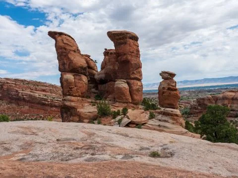 Devils Kitchen Rock formation in Colorado Stock Photos