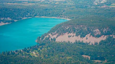 Devils Lake and Oak Forest State Natural Area Stock Photos