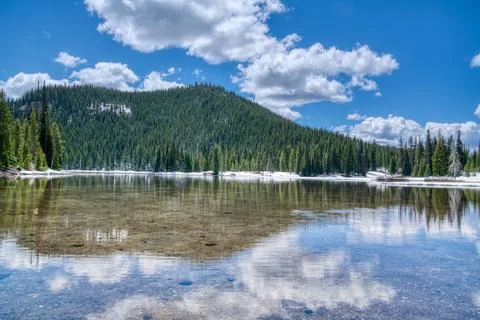 Devil's Lake in the Cascade Mountains Stock Photos