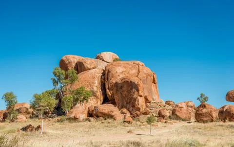 Devils Marbles, Northern Territory Foto stock