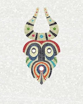 Devils mask Stock Illustration