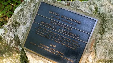 Devils Millhopper Geological State Park Stock Photos