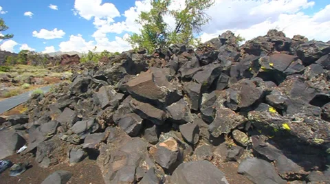 Devils Orchard Craters of the Moon Stock-Footage 34284700