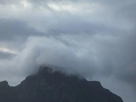 Devils peak, Cape Town Stock Footage 78318268