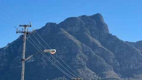 Devil’s Peak Cape Town, South Africa on a sunny day. Stock-Footage 341616450