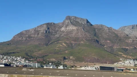 Devil’s Peak mountain near Cape Town, South Africa. Stock Footage 333917981