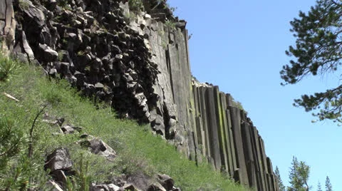 Devils Postpile 1 Video stock 25031633