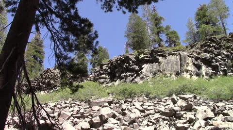 Devils Postpile 3 動画素材 25031644