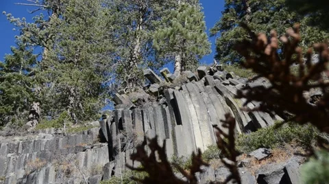 Devils Postpile National Monument Stock Footage 45986553