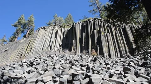 Devils Postpile National Monument Stock Footage 45986583