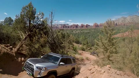 Devils StairCase SUV Stock Footage 133746801