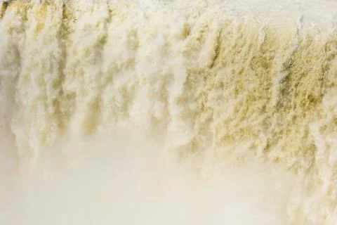 Devils Throat fall, in Iguazu river, Brazil Argentina border. Cataratas Iguac Stock Photos