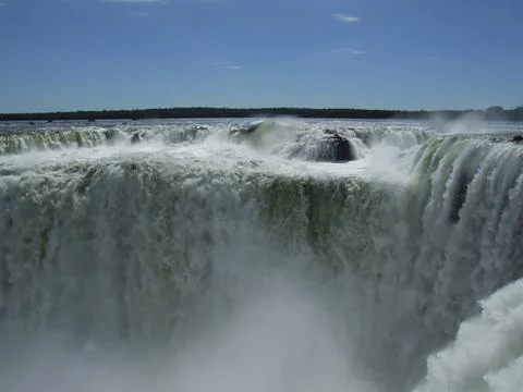 The Devil's Throat Iguazu Falls Stock Photos