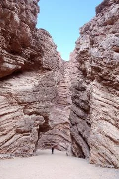 Devil's Throat. Rock formation in Salta, Argentina. Stock Photos