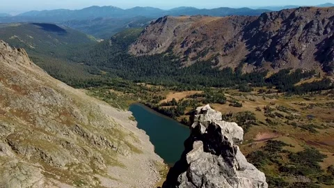 Devil's Thumb 07 | Fraser, Colorado | Rocky Mountains | 4K Drone Footage Stock Footage 220286565