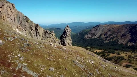 Devil's Thumb 08 | Fraser, Colorado | Rocky Mountains | 4K Drone Footage Video stock 220286546
