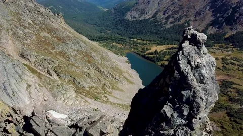 Devil's Thumb 09 | Fraser, Colorado | Rocky Mountains | 4K Drone Footage Stock Footage 220286558