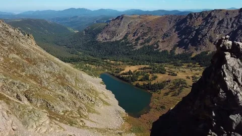 Devil's Thumb 10 | Fraser, Colorado | Rocky Mountains | 4K Drone Footage Stock Footage 220286547