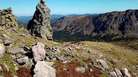 Devil's Thumb 14 | Fraser, Colorado | Couple | Rocky Mountain | 4K Drone Footage Stock Footage 220287069