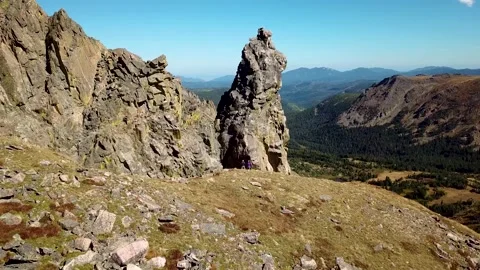 Devil's Thumb 16 | Fraser, Colorado | Couple | Rocky Mountain | 4K Drone Footage Stock-Footage 220287059