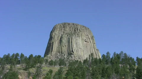 Devils Tower 3 Stock Footage 500688