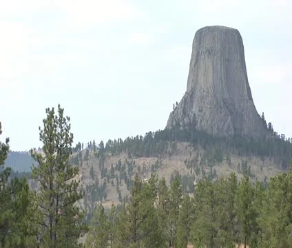 Devils tower from the distance 動画素材 12440901