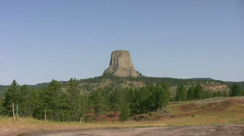 Devils Tower Stock Footage 500721