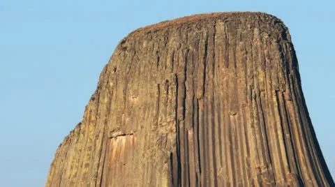 Devils Tower Stock Footage 8988968
