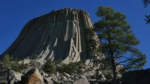 Devils Tower Stock Footage 48480674