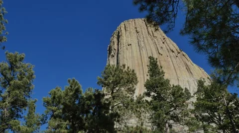 Devils Tower Stock Footage 48481343
