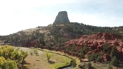 Devils Tower Stock Footage 150230361