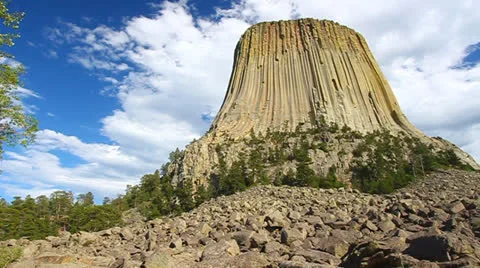Devils Tower National Monument Video stock 22874432