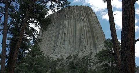 Devils Tower National Monument Stock Footage 66654529
