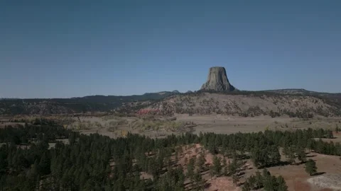 Devil's Tower National Monument Stock Footage 287940883