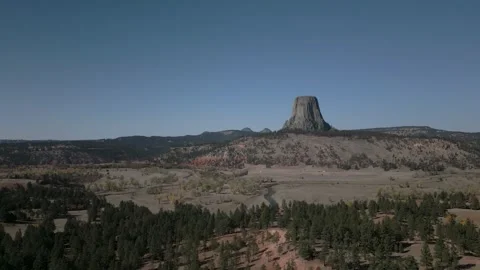 Devil's Tower National Monument Stock Footage 287940900