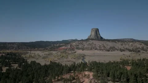 Devil's Tower National Monument Stock Footage 287940976
