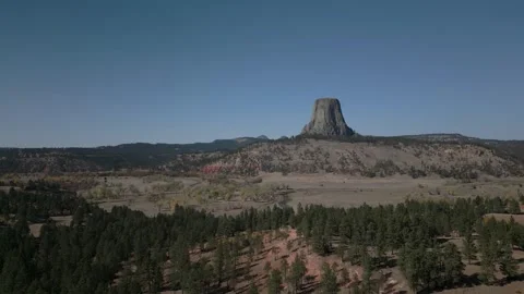 Devil's Tower National Monument Stock Footage 287941054