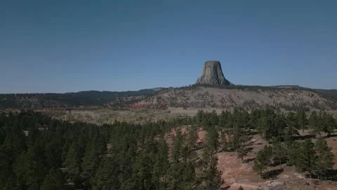 Devil's Tower National Monument Stock Footage 287941061
