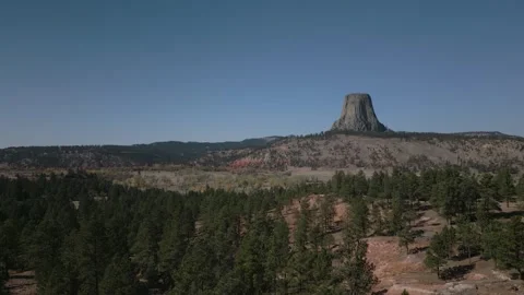 Devil's Tower National Monument Stock Footage 287941217