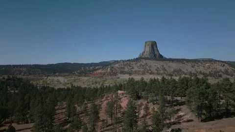 Devil's Tower National Monument Stock Footage 287941330