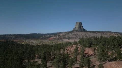 Devil's Tower National Monument Stock Footage 287941386